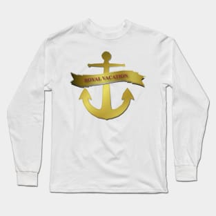 Royal Vacation Anchor Long Sleeve T-Shirt